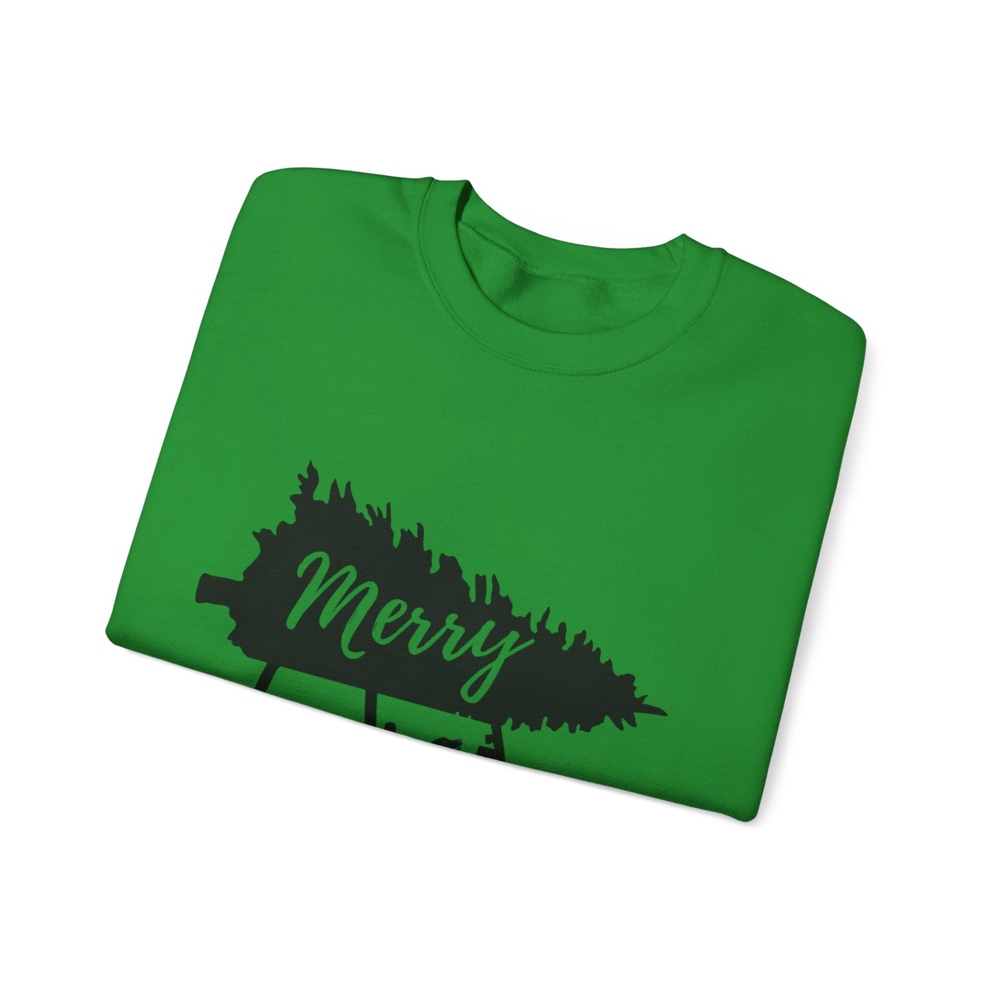 Merry Jeepmas Crewneck Sweatshirt - Black Print