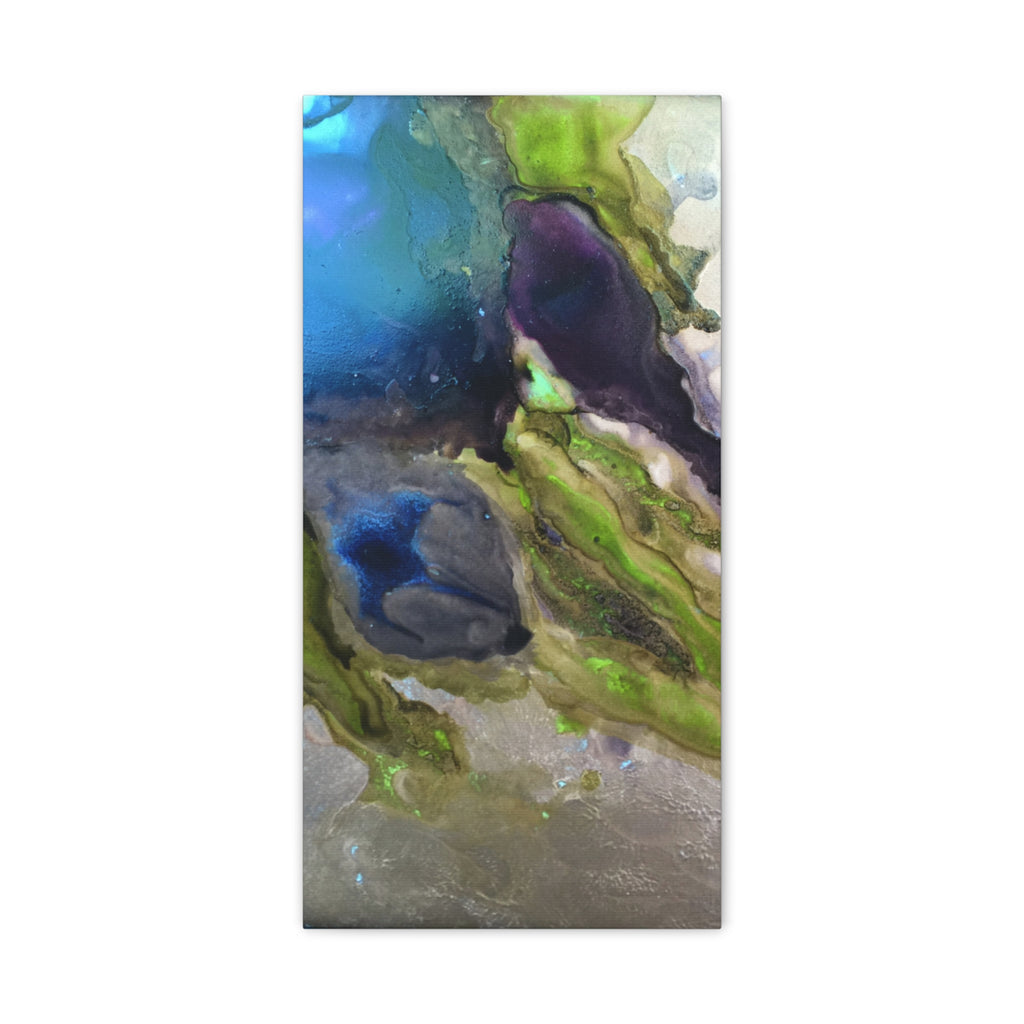 Canvas Print - Abstract Artistic Peacock Feathers Design