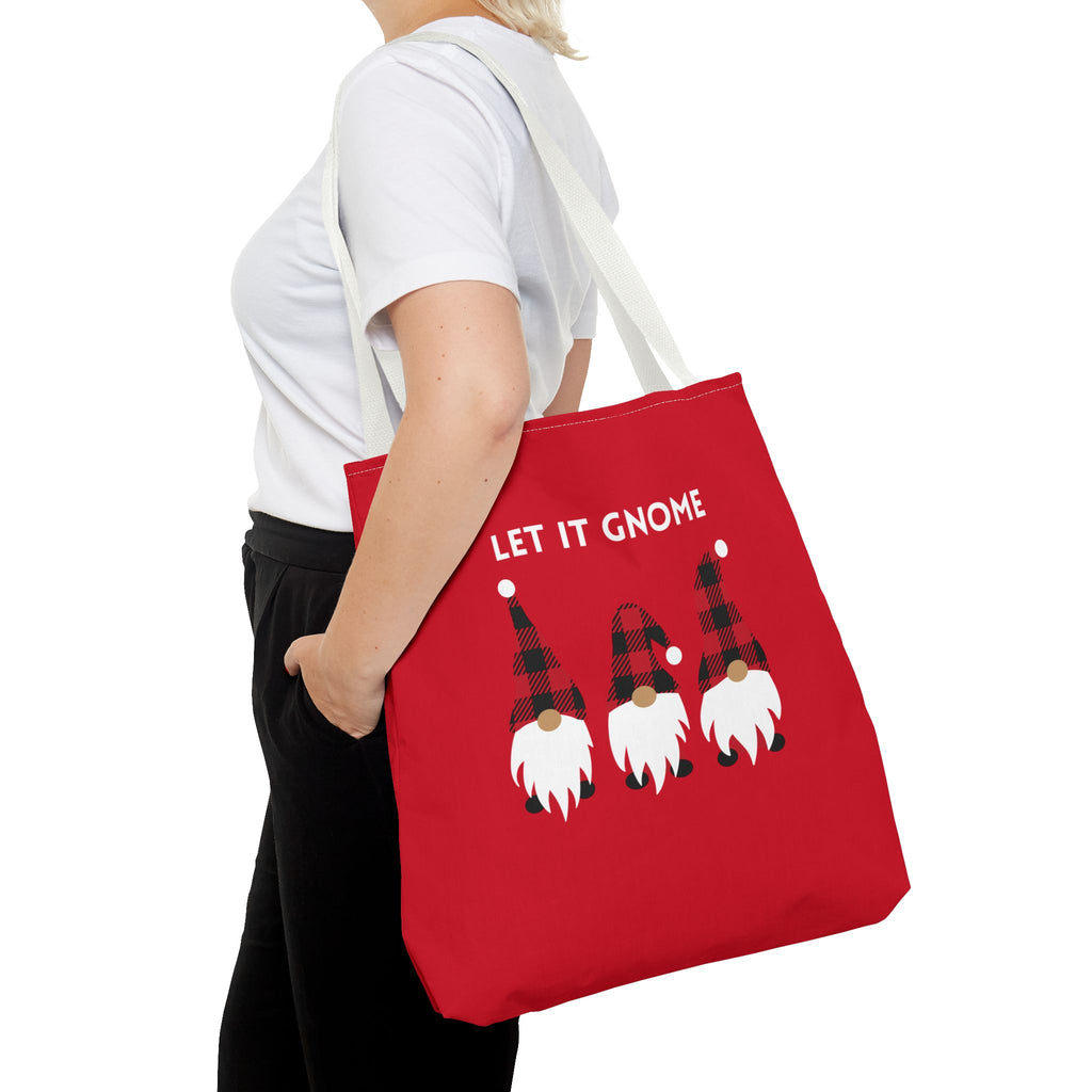 Let It Gnome Tote Bag - Quirky and Fun Carryall for Gnome Lovers