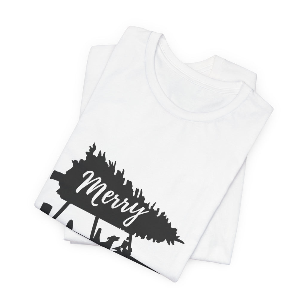 Merry Jeepmas Black Imprint Short Sleeve Tee