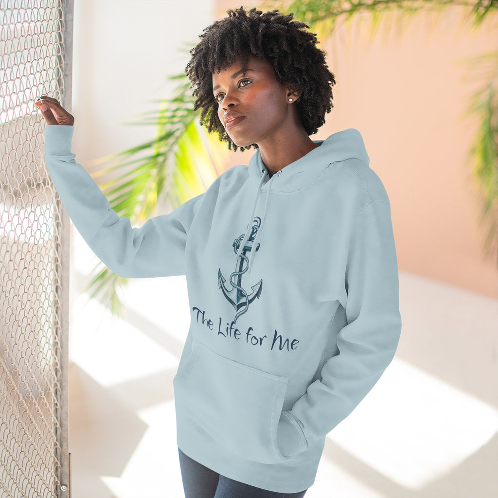 Anchor Graphic Hoodie — "The Life for Me" Nautical Pullover