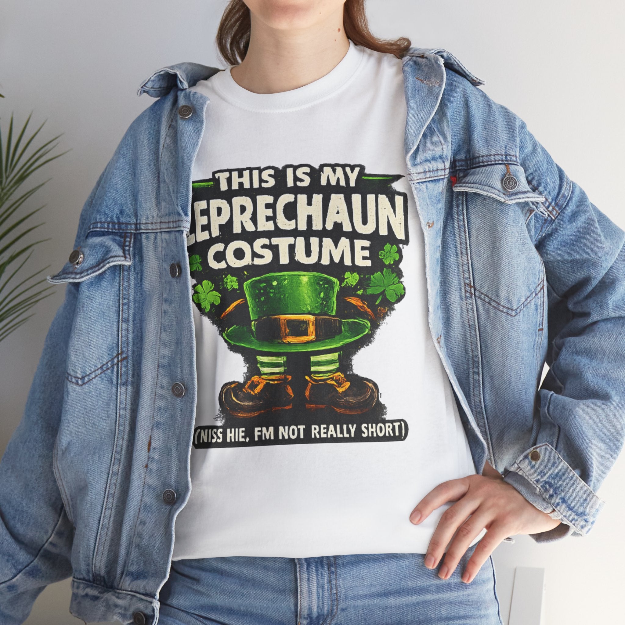 🍀 St. Patrick's Day Shirt "This Is My Leprechaun Costume" Funny Graphic Tee | 100% Cotton