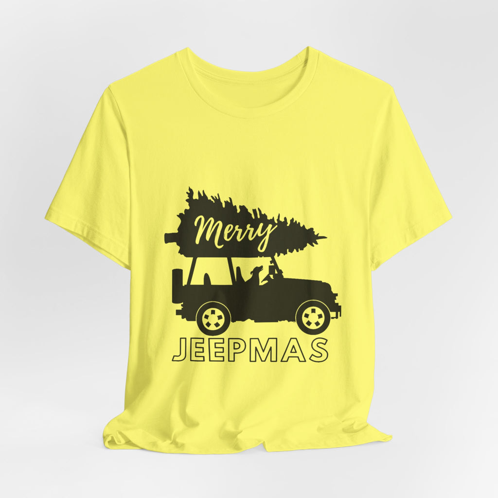 Merry Jeepmas Black Imprint Short Sleeve Tee
