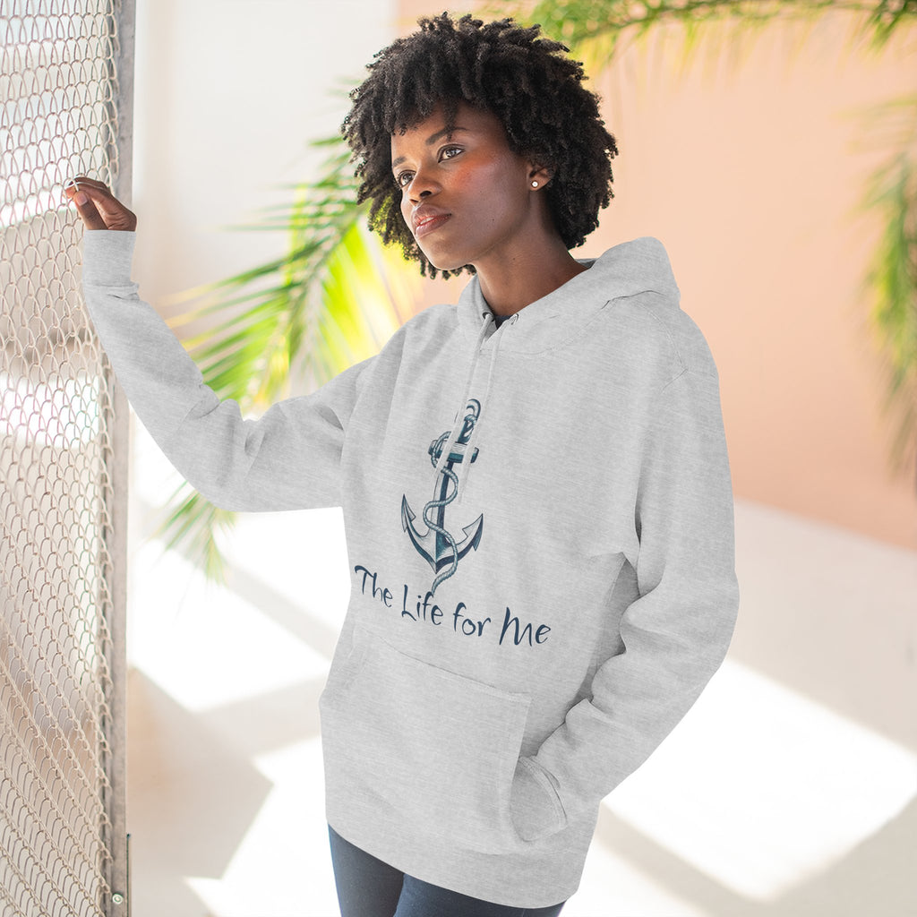 Anchor Graphic Hoodie — "The Life for Me" Nautical Pullover