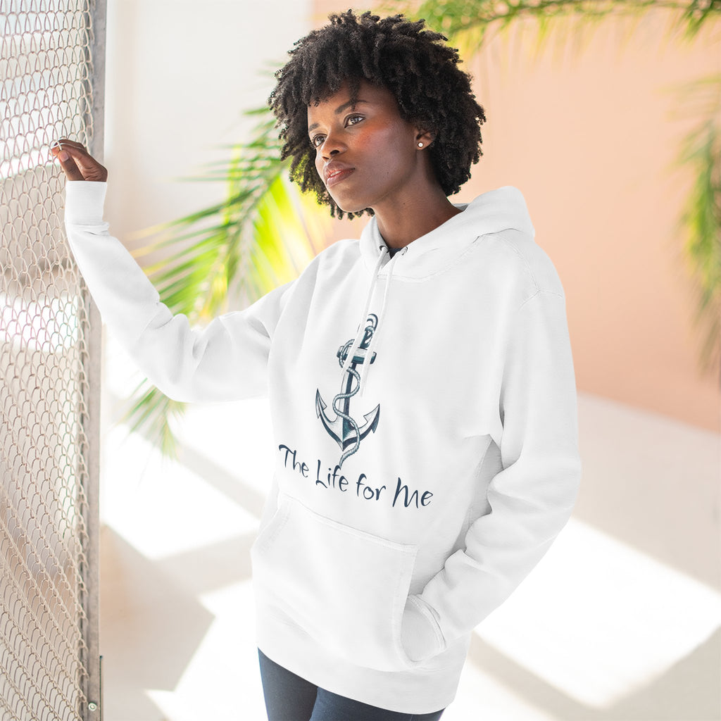 Anchor Graphic Hoodie — "The Life for Me" Nautical Pullover