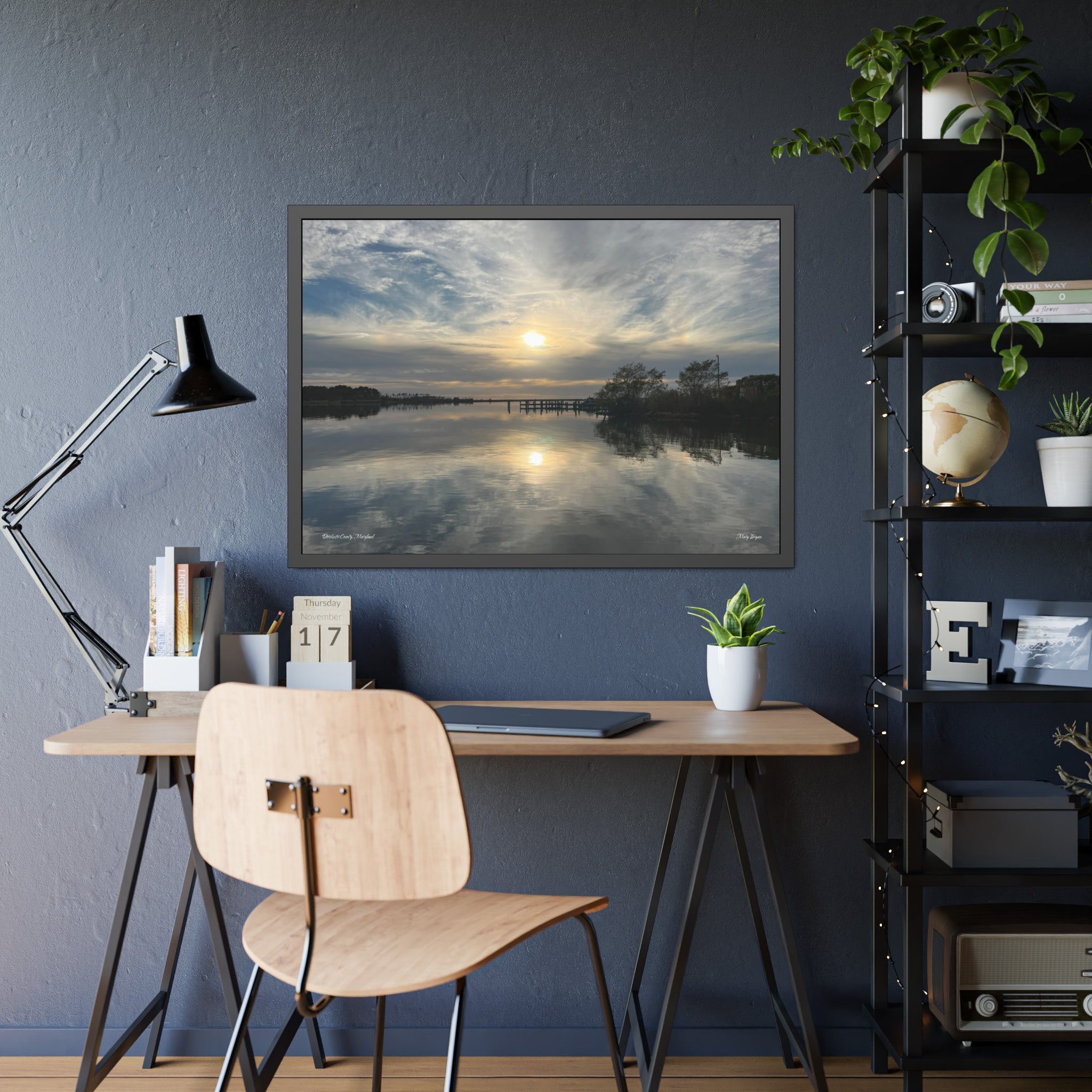 Serene Coastal Framed Photography, Perfect Gift for Nature Lovers and Coastal Landscapes, untouched photography by M Bryan