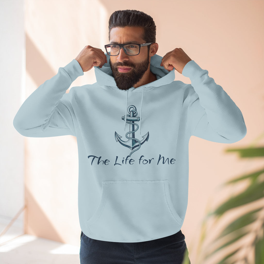 Anchor Graphic Hoodie — "The Life for Me" Nautical Pullover