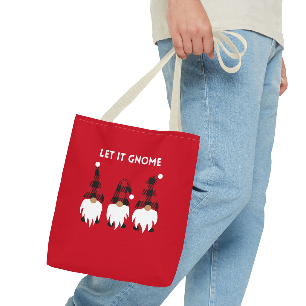 Let It Gnome Tote Bag - Quirky and Fun Carryall for Gnome Lovers