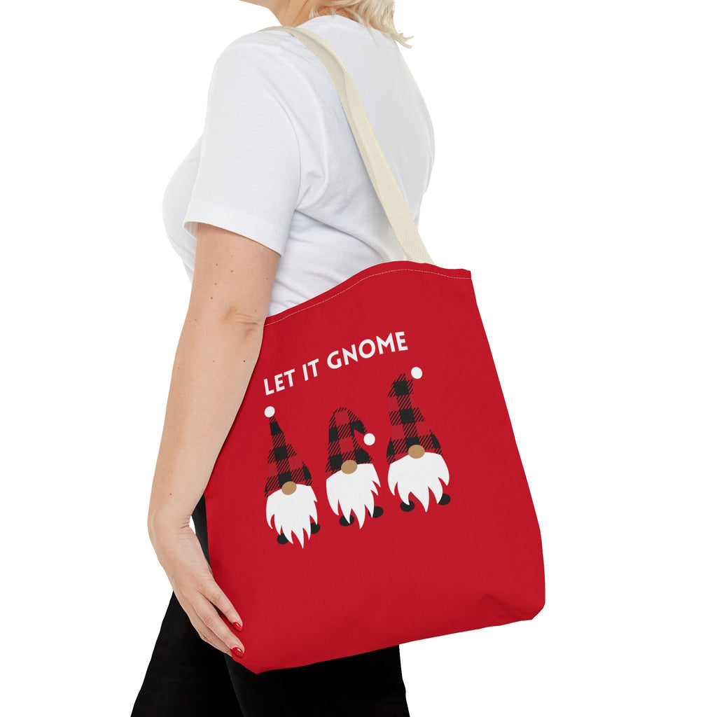 Let It Gnome Tote Bag - Quirky and Fun Carryall for Gnome Lovers