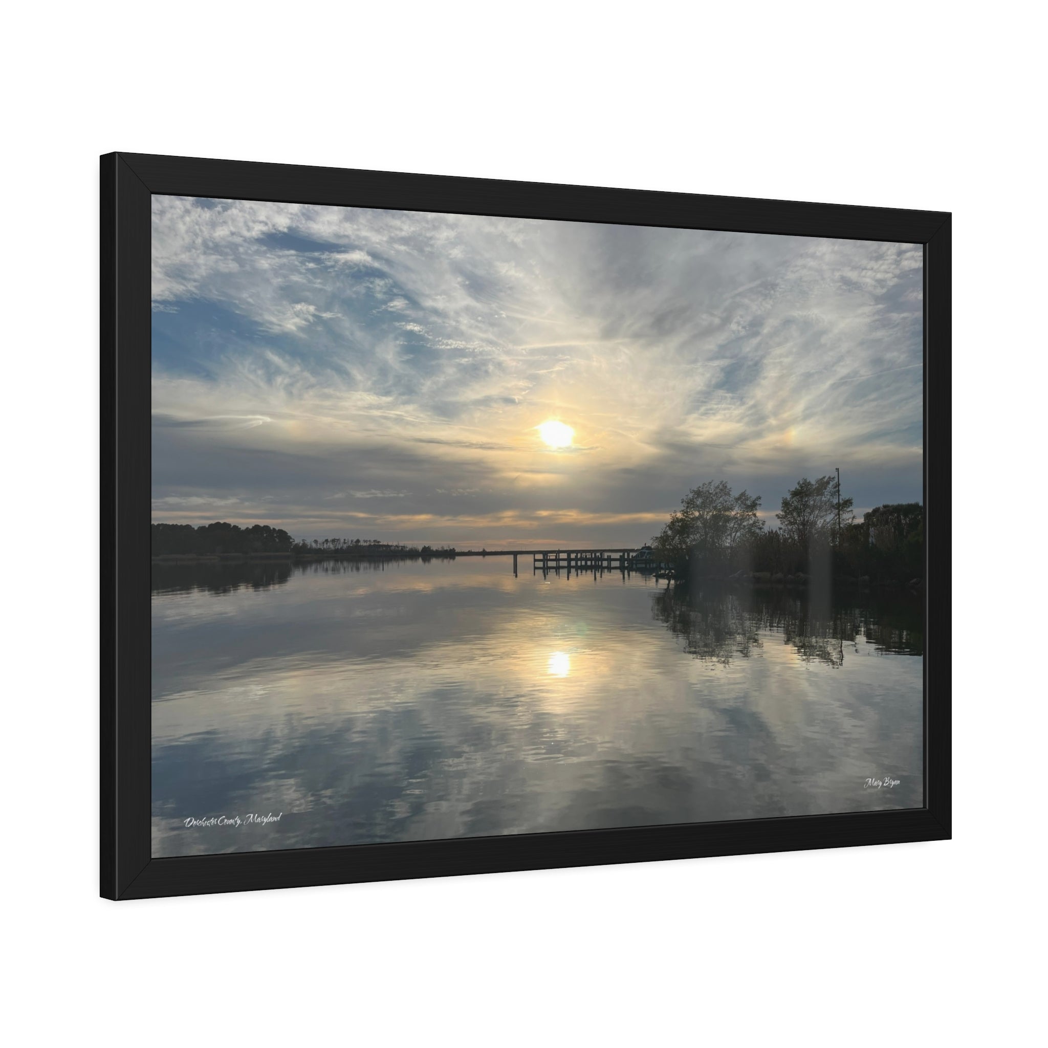 Serene Coastal Framed Photography, Perfect Gift for Nature Lovers and Coastal Landscapes, untouched photography by M Bryan