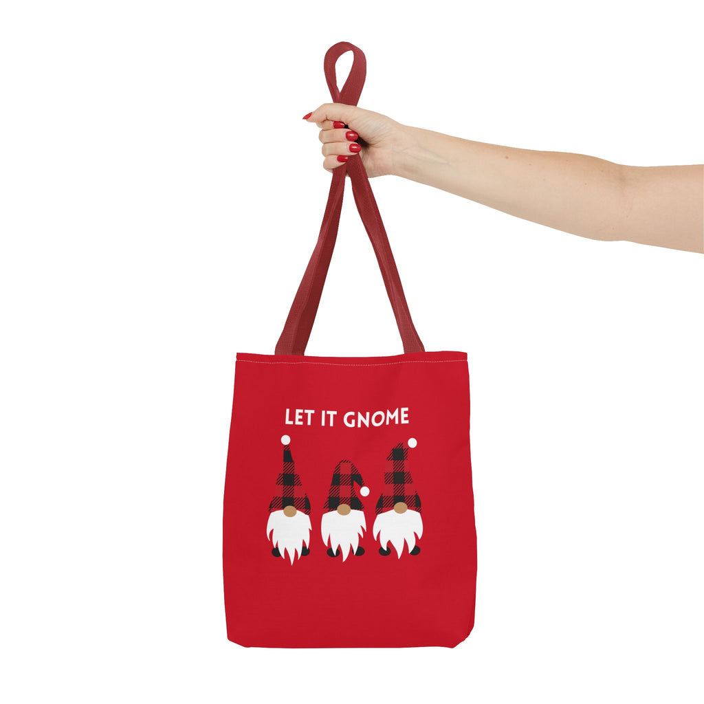 Let It Gnome Tote Bag - Quirky and Fun Carryall for Gnome Lovers