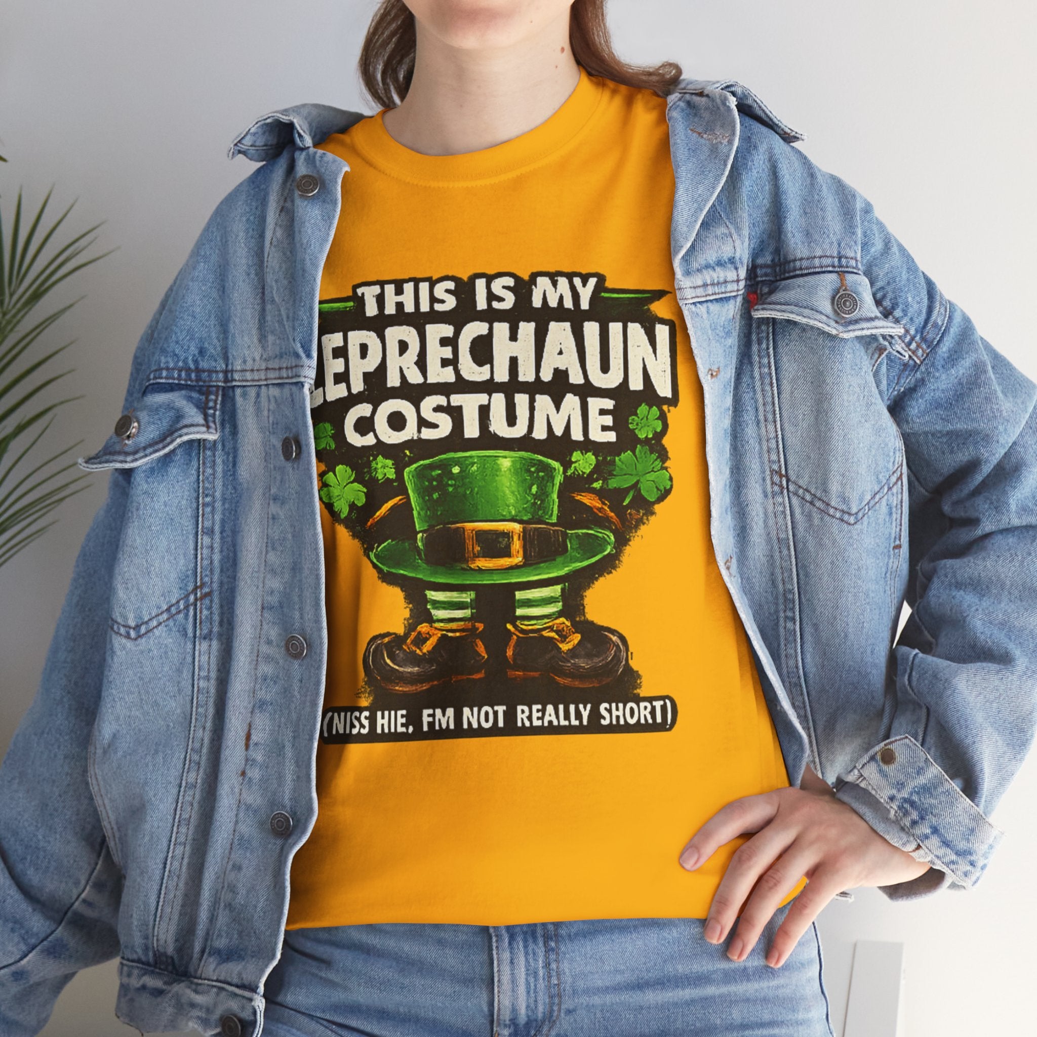 🍀 St. Patrick's Day Shirt "This Is My Leprechaun Costume" Funny Graphic Tee | 100% Cotton
