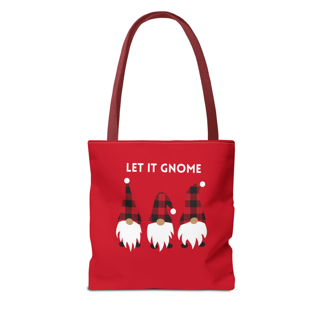 Let It Gnome Tote Bag - Quirky and Fun Carryall for Gnome Lovers