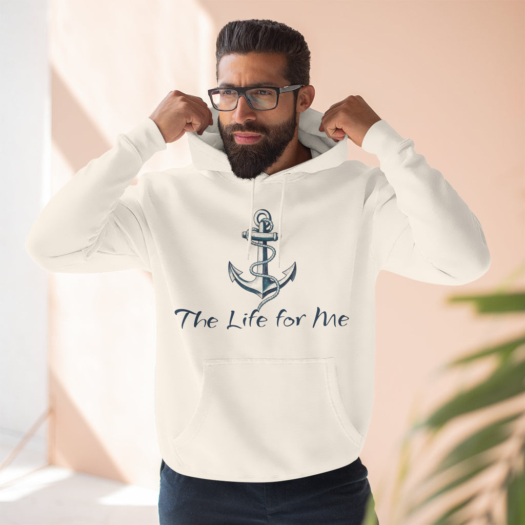 Anchor Graphic Hoodie — "The Life for Me" Nautical Pullover