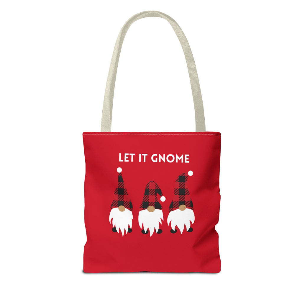 Let It Gnome Tote Bag - Quirky and Fun Carryall for Gnome Lovers
