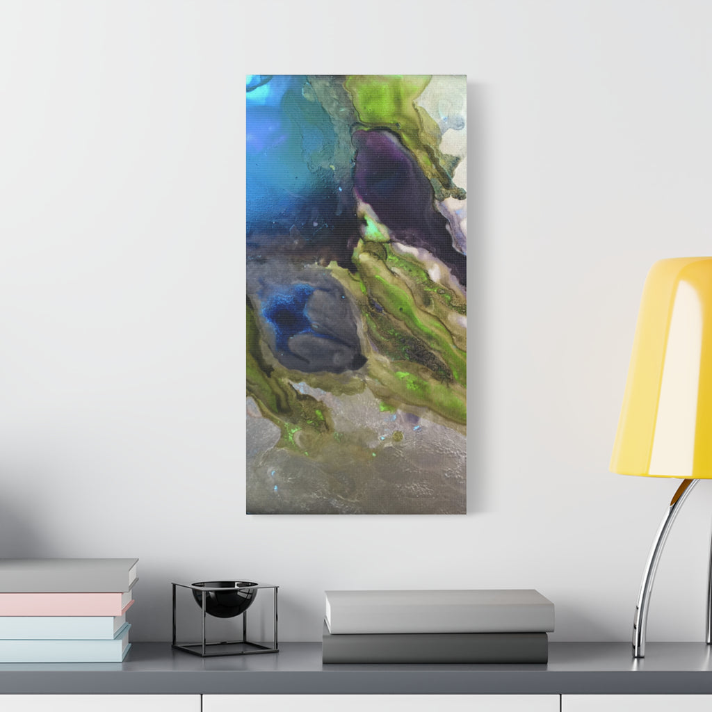 Canvas Print - Abstract Artistic Peacock Feathers Design