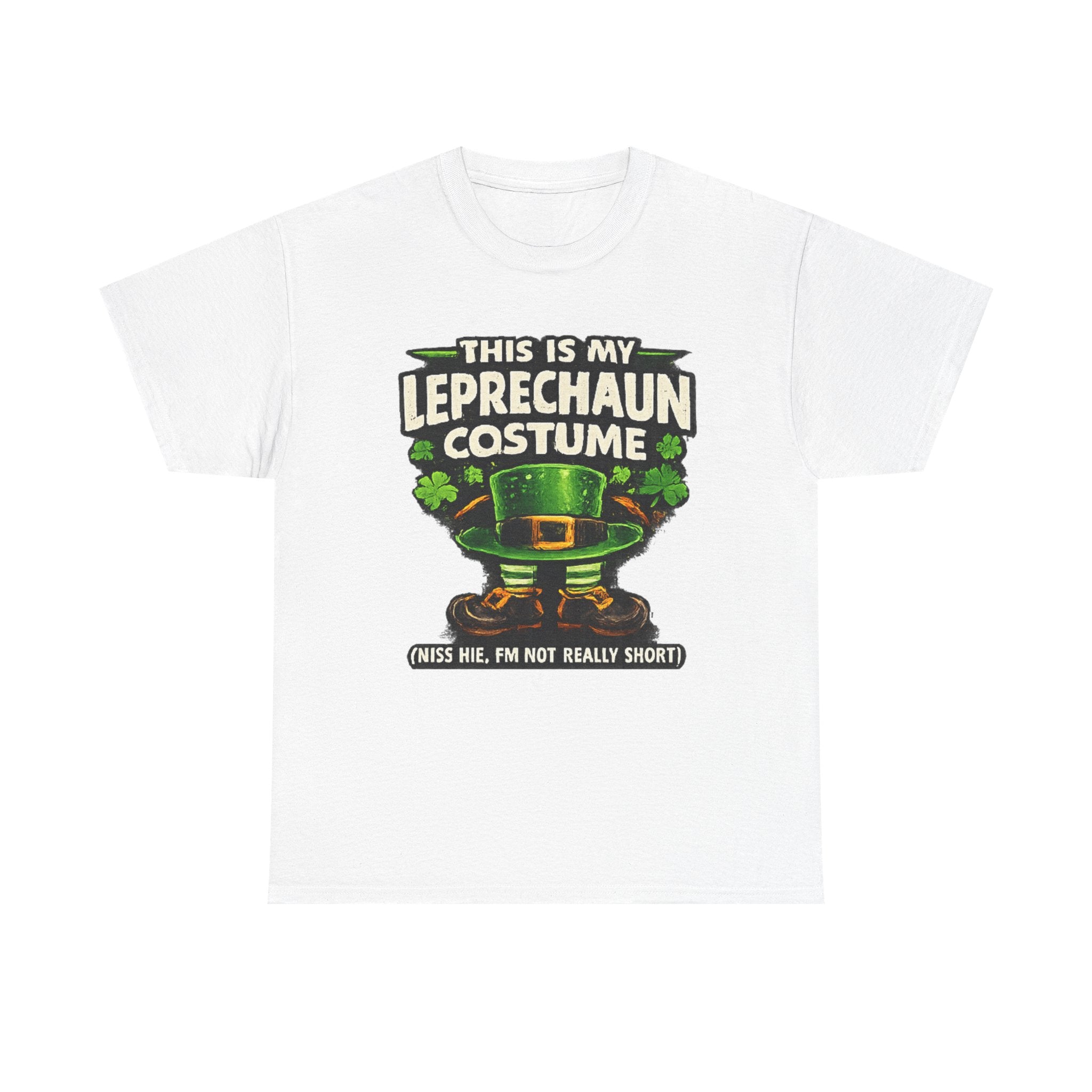 🍀 St. Patrick's Day Shirt "This Is My Leprechaun Costume" Funny Graphic Tee | 100% Cotton