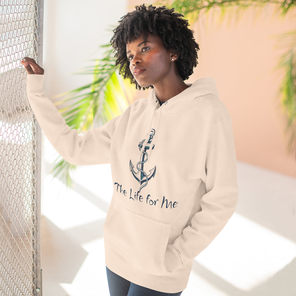 Anchor Graphic Hoodie — "The Life for Me" Nautical Pullover