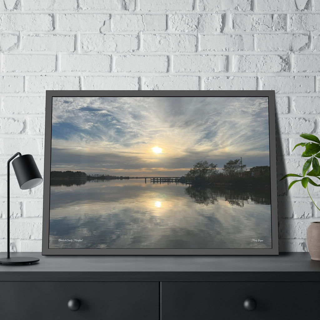 Serene Coastal Framed Photography, Perfect Gift for Nature Lovers and Coastal Landscapes, untouched photography by M Bryan