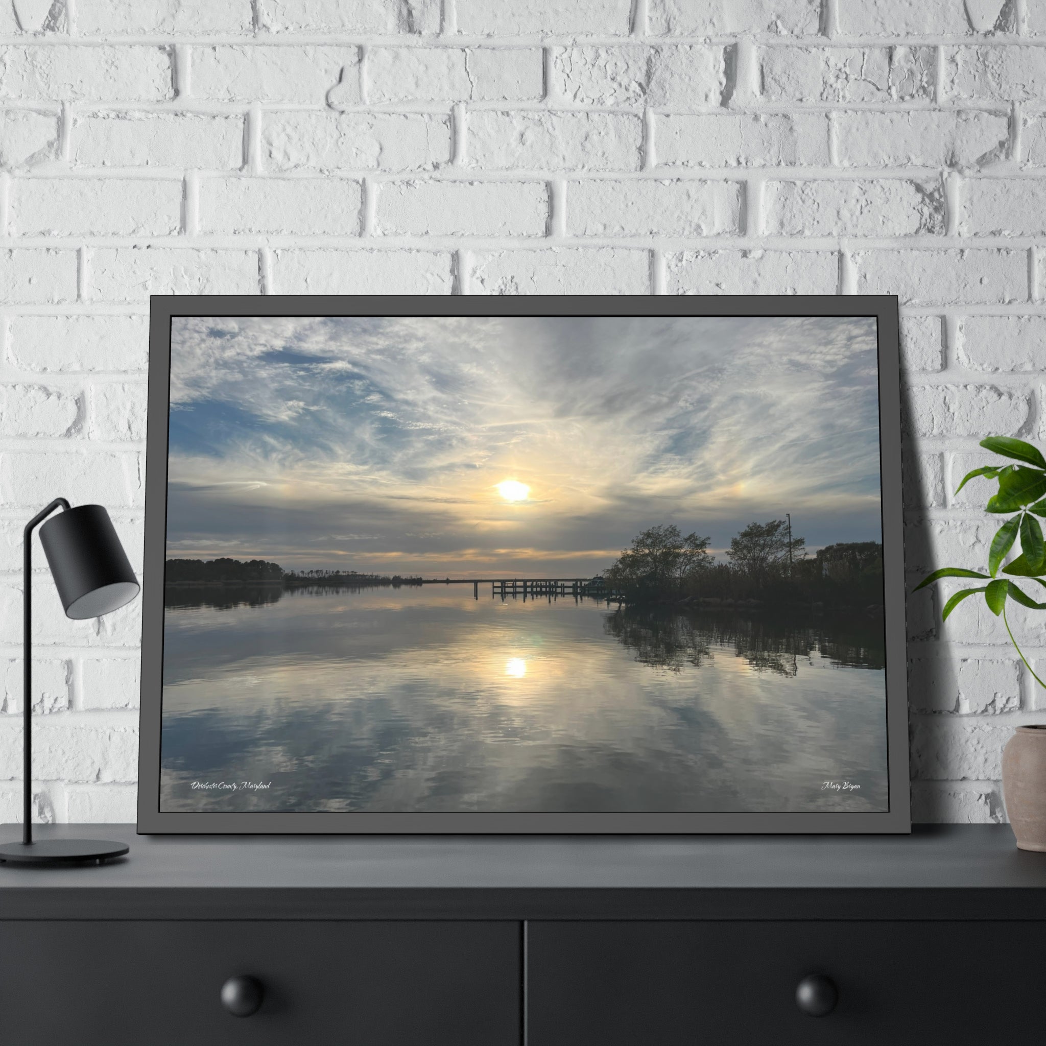 Serene Coastal Framed Photography, Perfect Gift for Nature Lovers and Coastal Landscapes, untouched photography by M Bryan