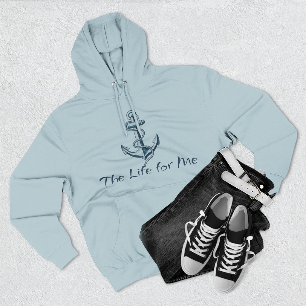 Anchor Graphic Hoodie — "The Life for Me" Nautical Pullover