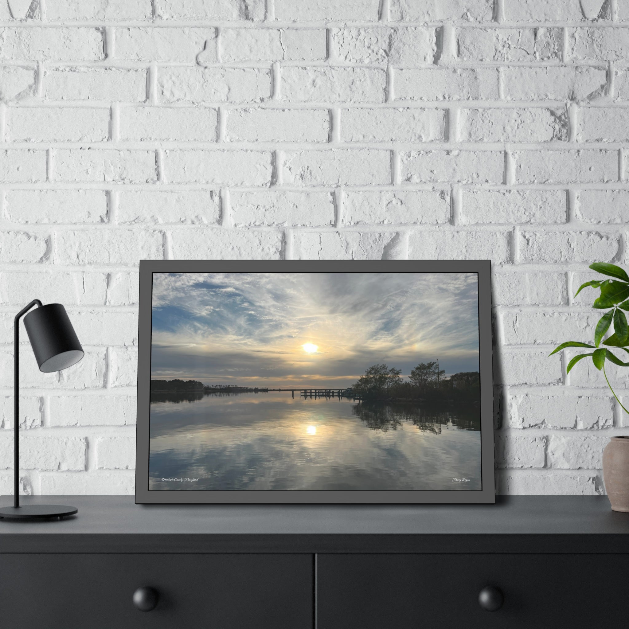 Serene Coastal Framed Photography, Perfect Gift for Nature Lovers and Coastal Landscapes, untouched photography by M Bryan