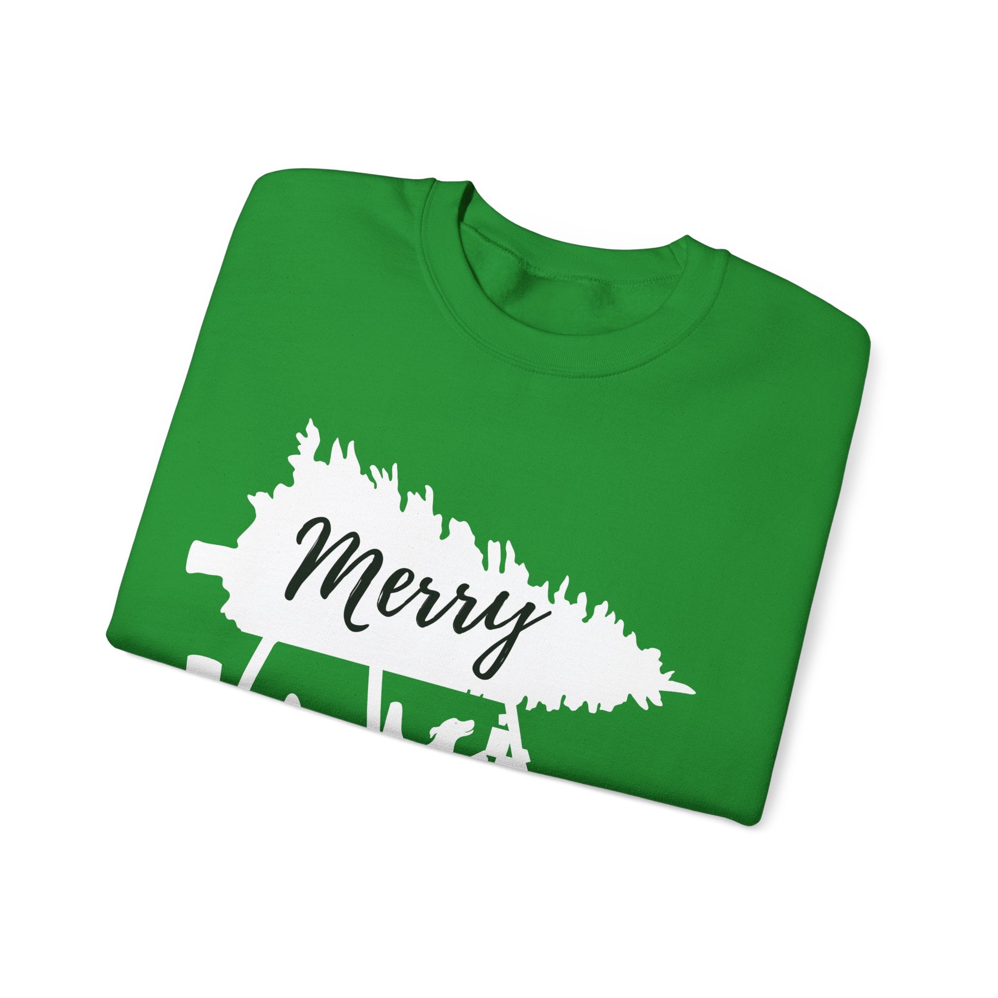 Merry Jeepmas Crewneck Sweatshirt - White Print