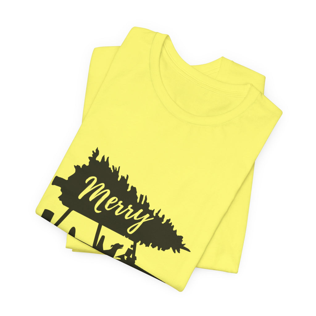 Merry Jeepmas Black Imprint Short Sleeve Tee