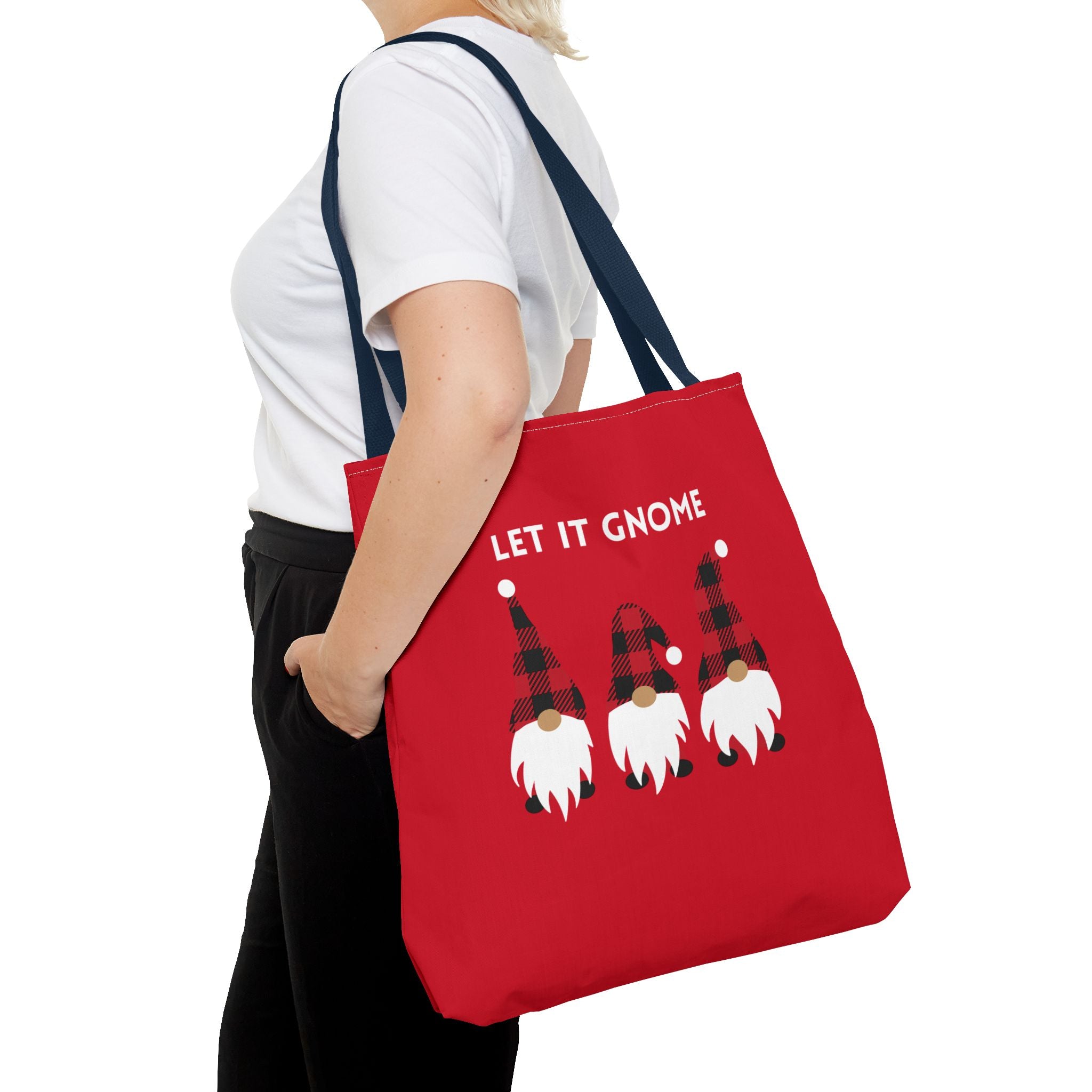 Let It Gnome Tote Bag - Quirky and Fun Carryall for Gnome Lovers