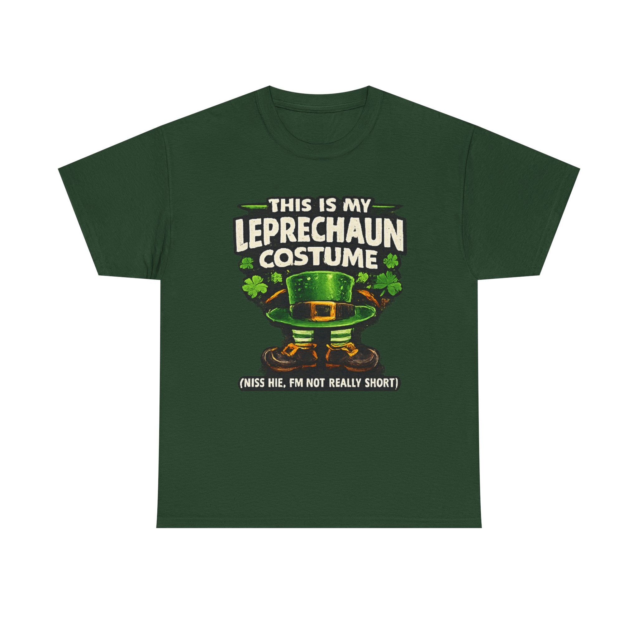 🍀 St. Patrick's Day Shirt "This Is My Leprechaun Costume" Funny Graphic Tee | 100% Cotton