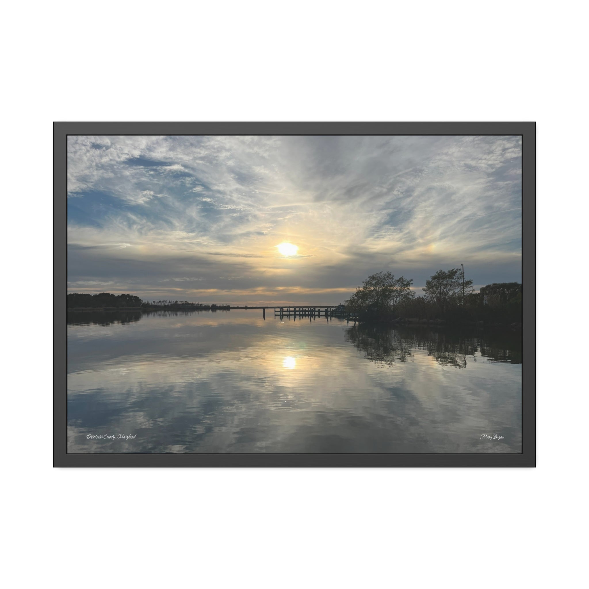 Serene Coastal Framed Photography, Perfect Gift for Nature Lovers and Coastal Landscapes, untouched photography by M Bryan