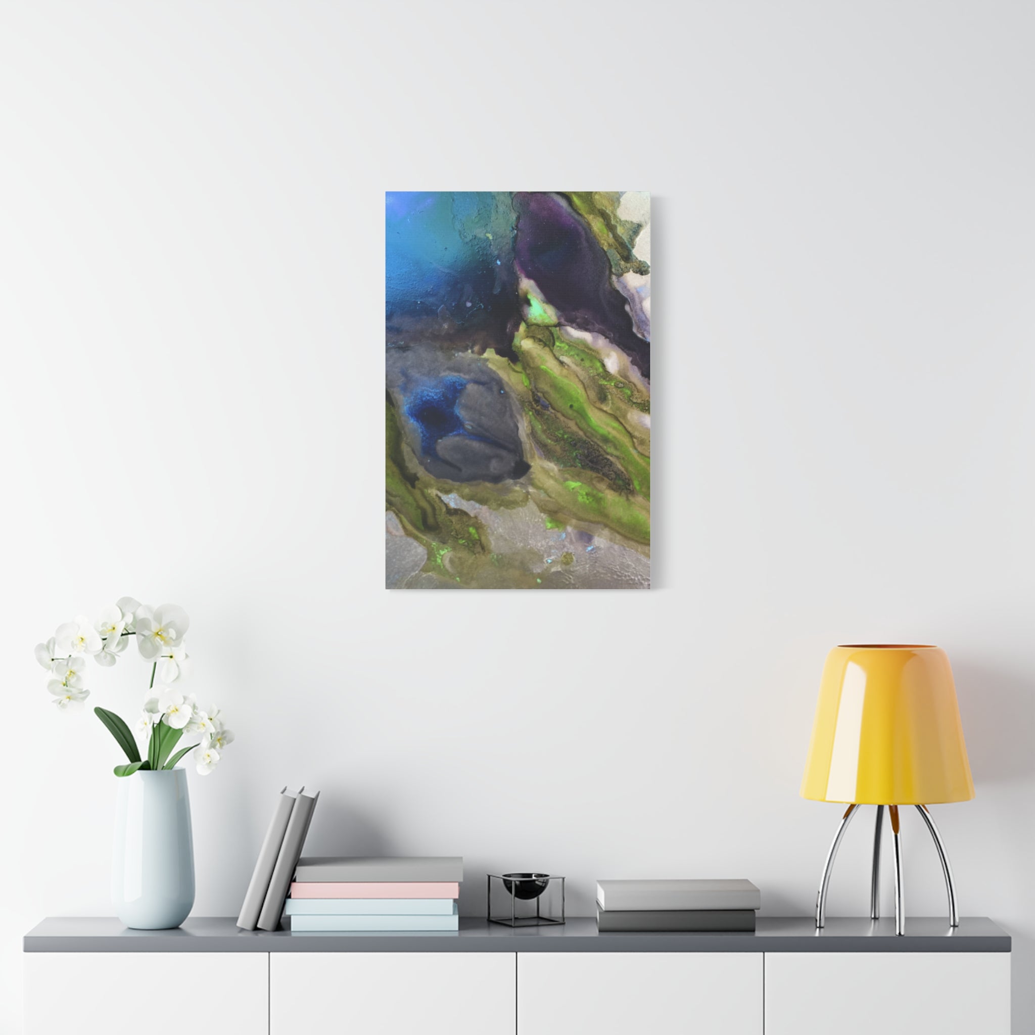 Canvas Print - Abstract Artistic Peacock Feathers Design
