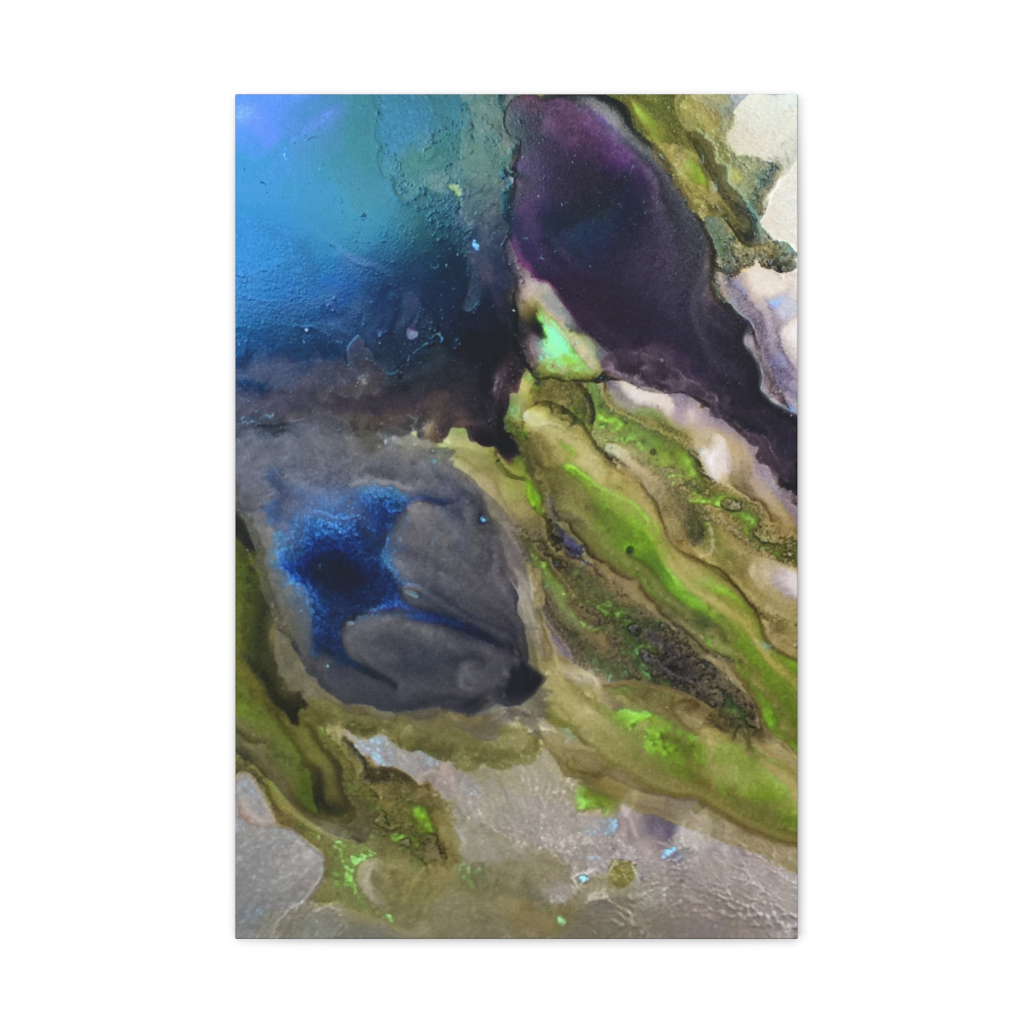 Canvas Print - Abstract Artistic Peacock Feathers Design