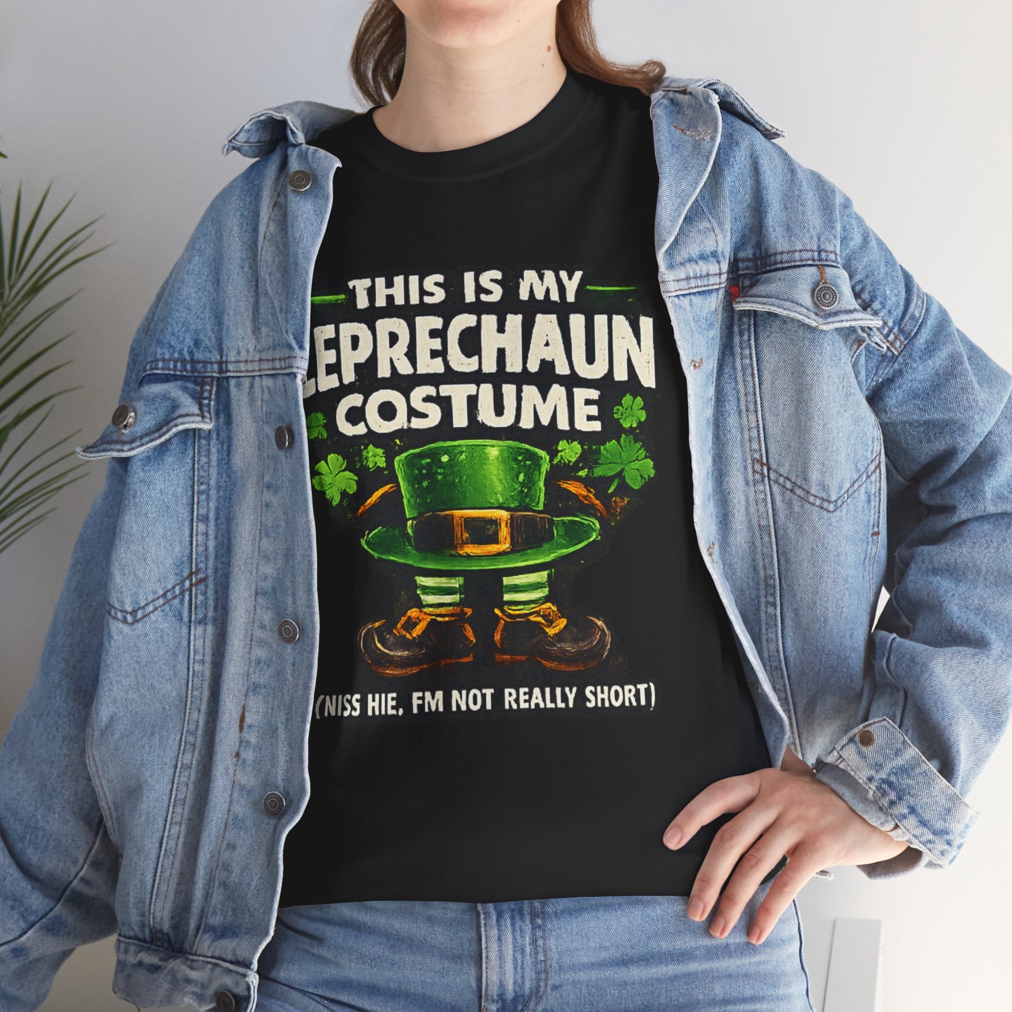 🍀 St. Patrick's Day Shirt "This Is My Leprechaun Costume" Funny Graphic Tee | 100% Cotton