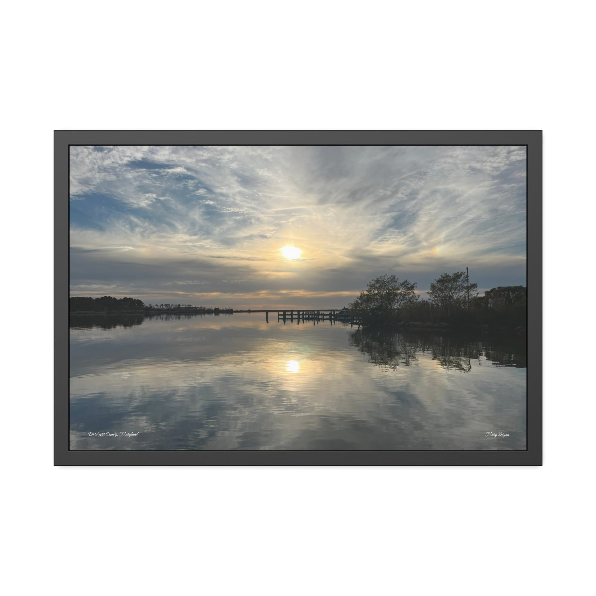 Serene Coastal Framed Photography, Perfect Gift for Nature Lovers and Coastal Landscapes, untouched photography by M Bryan