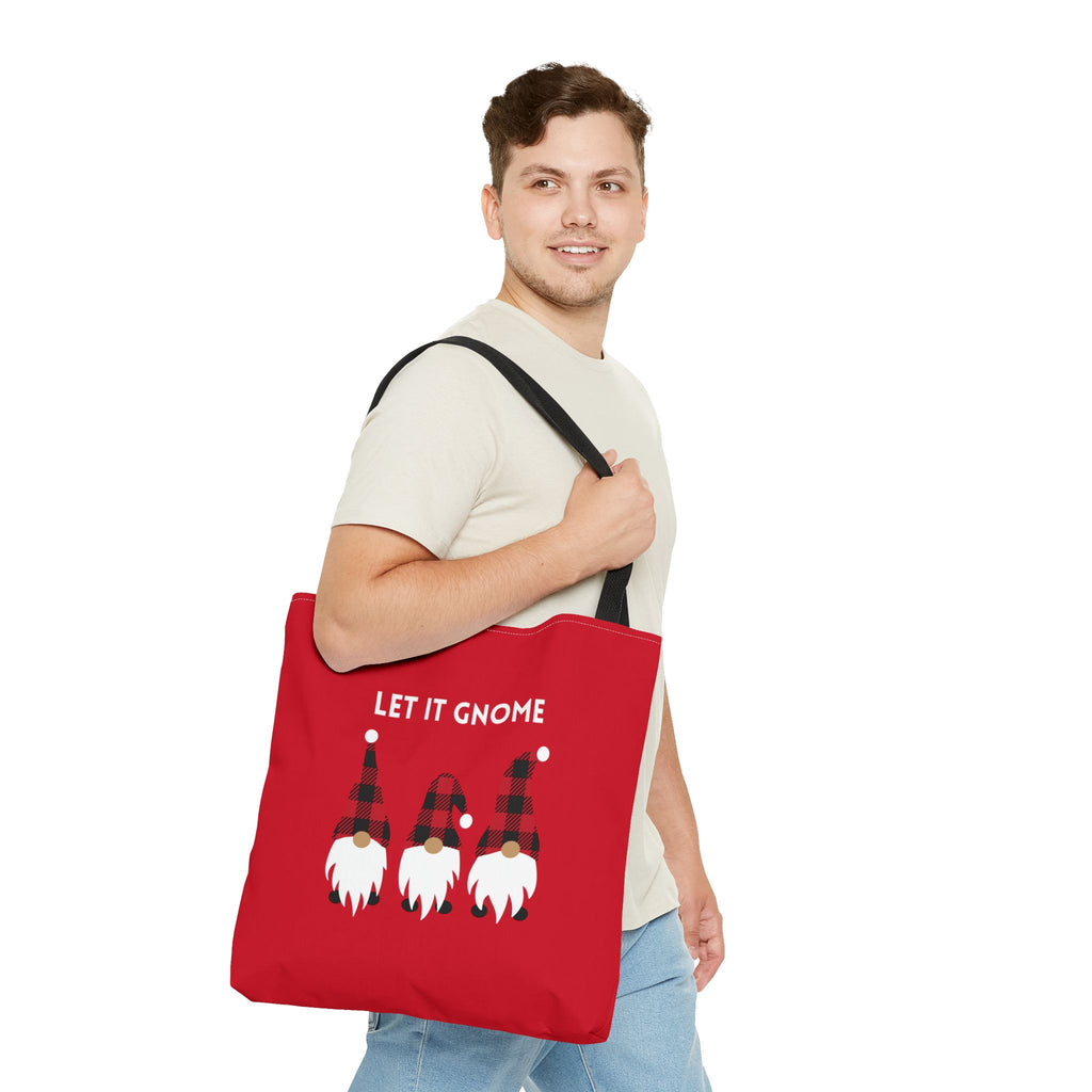 Let It Gnome Tote Bag - Quirky and Fun Carryall for Gnome Lovers