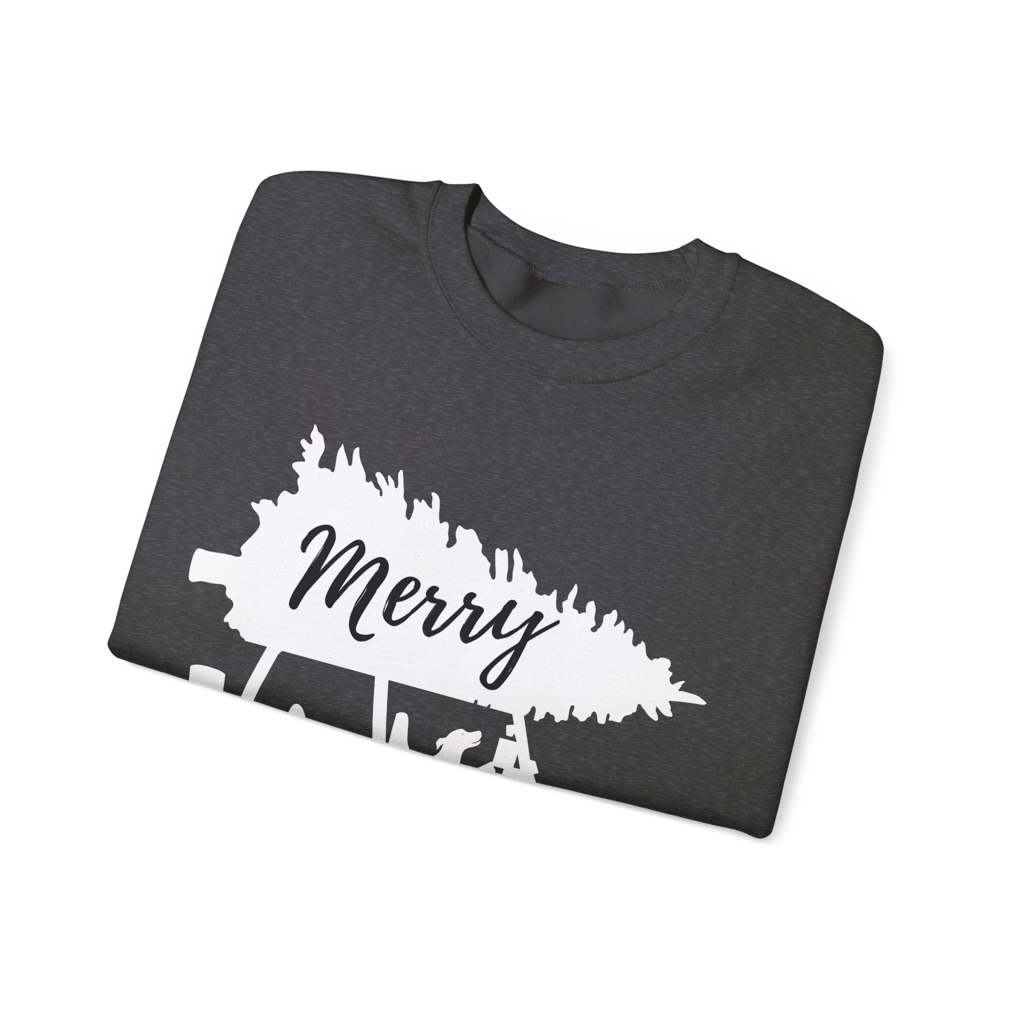 Merry Jeepmas Crewneck Sweatshirt - White Print