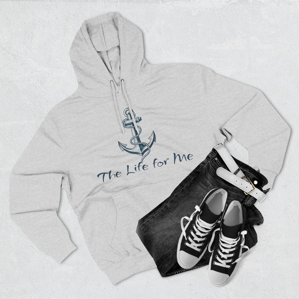 Anchor Graphic Hoodie — "The Life for Me" Nautical Pullover