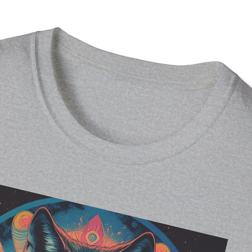 Space Wolf Unisex T-Shirt, Sci-Fi Psychedelic Wolf, I Am Your Captain, Cosmic Tee, Galaxy Shirt