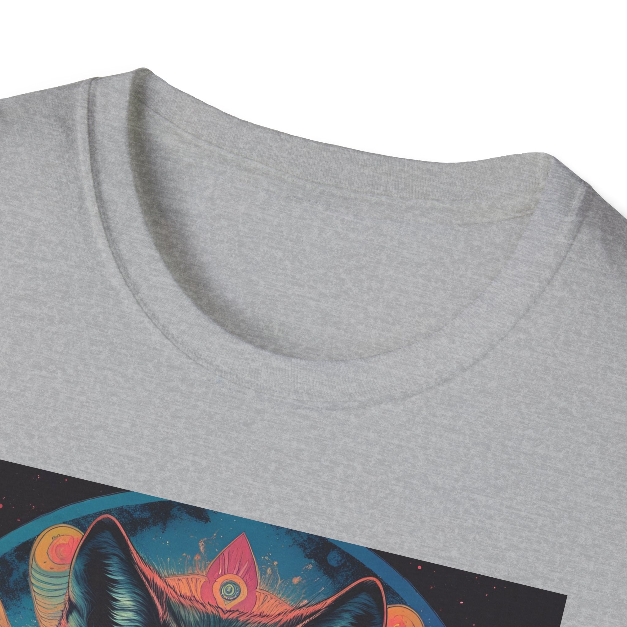 Space Wolf Unisex T-Shirt, Sci-Fi Psychedelic Wolf, I Am Your Captain, Cosmic Tee, Galaxy Shirt