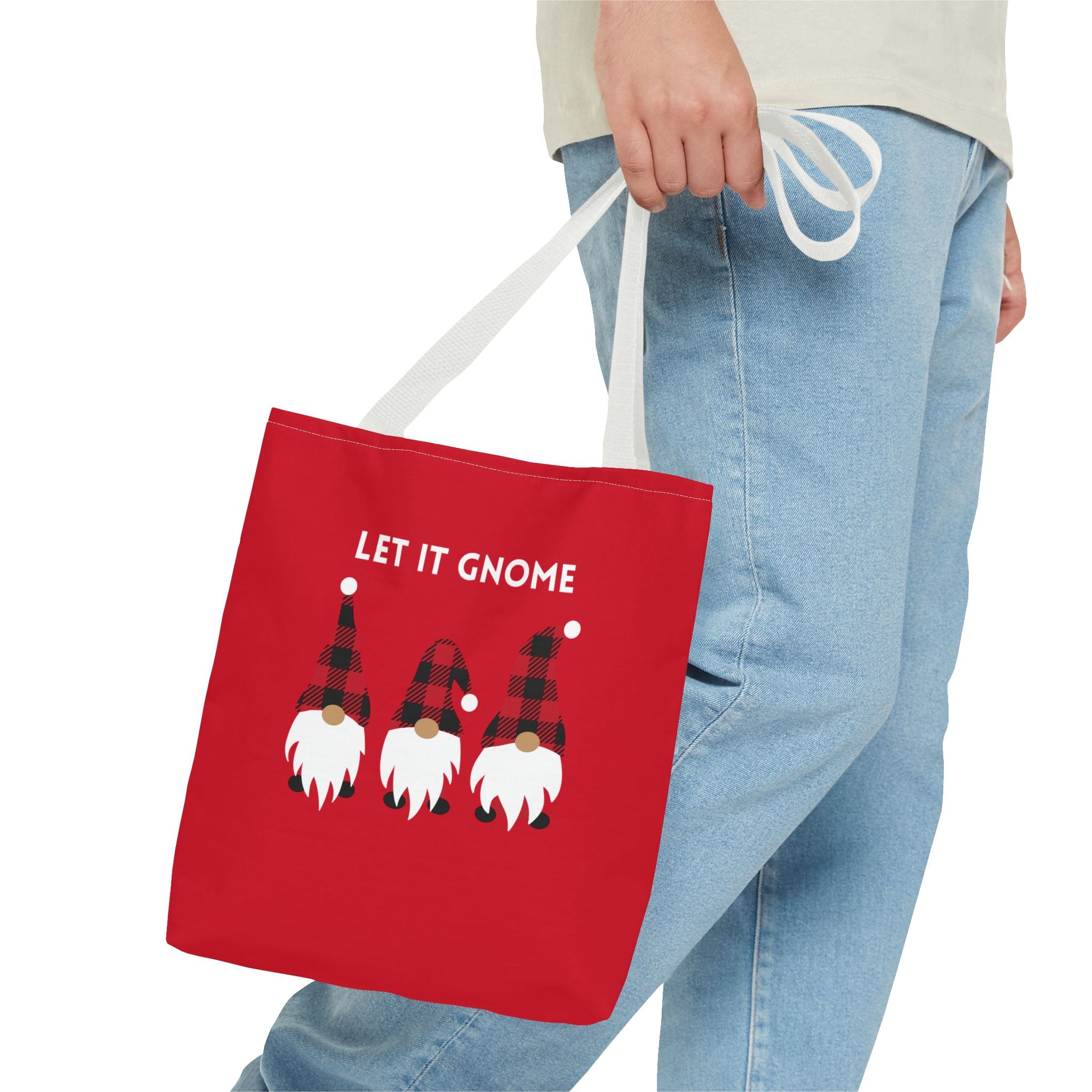 Let It Gnome Tote Bag - Quirky and Fun Carryall for Gnome Lovers