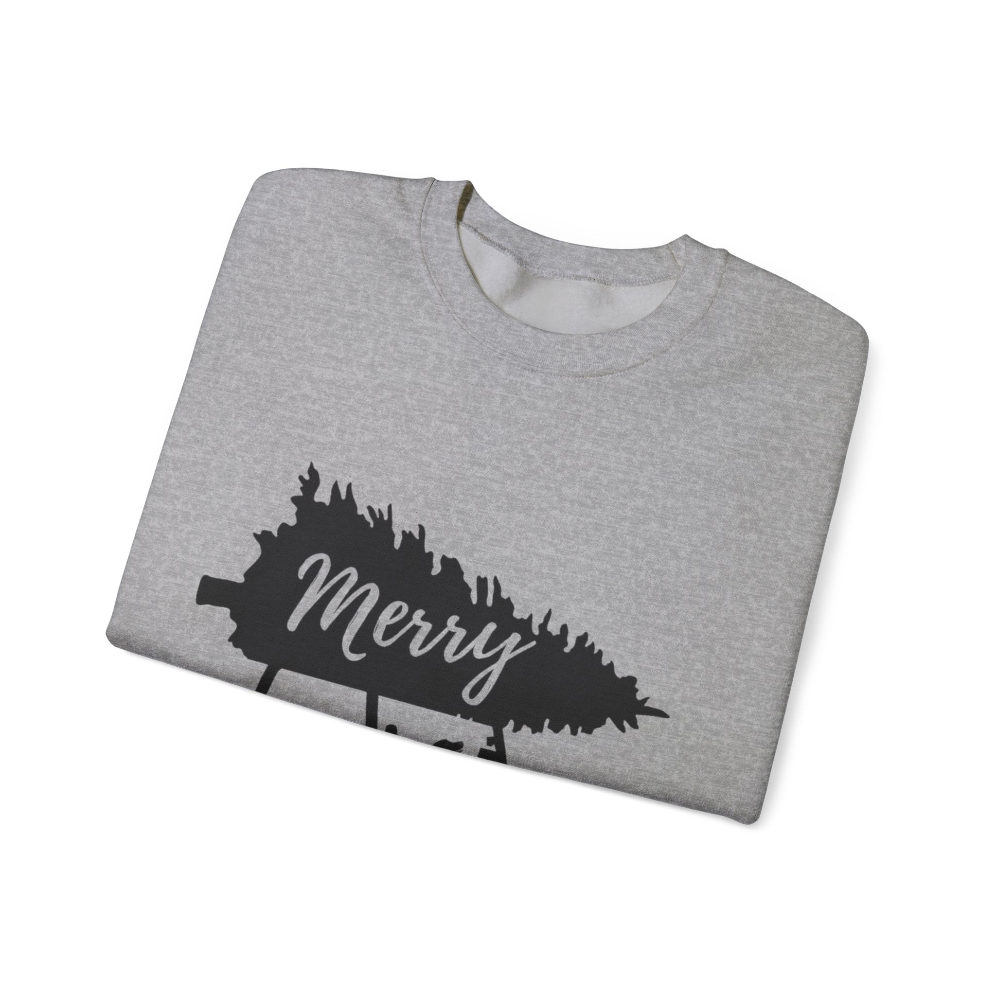 Merry Jeepmas Crewneck Sweatshirt - Black Print