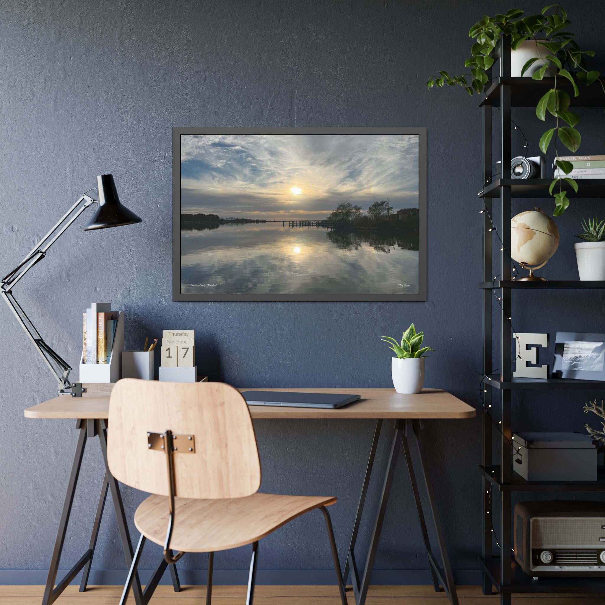 Serene Coastal Framed Photography, Perfect Gift for Nature Lovers and Coastal Landscapes, untouched photography by M Bryan