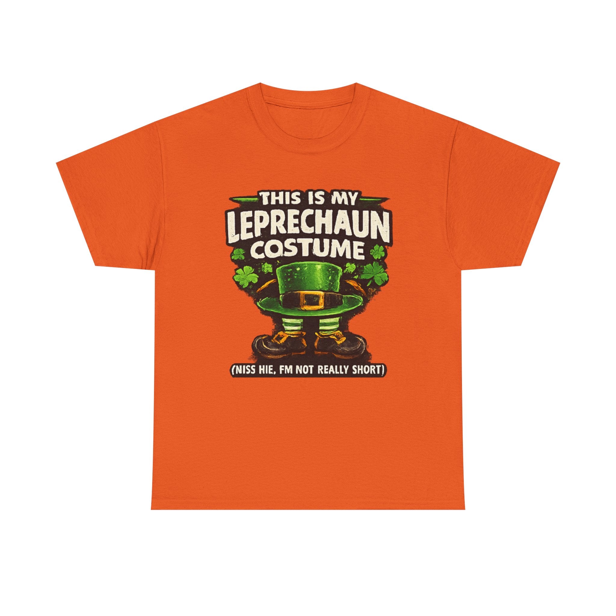 🍀 St. Patrick's Day Shirt "This Is My Leprechaun Costume" Funny Graphic Tee | 100% Cotton