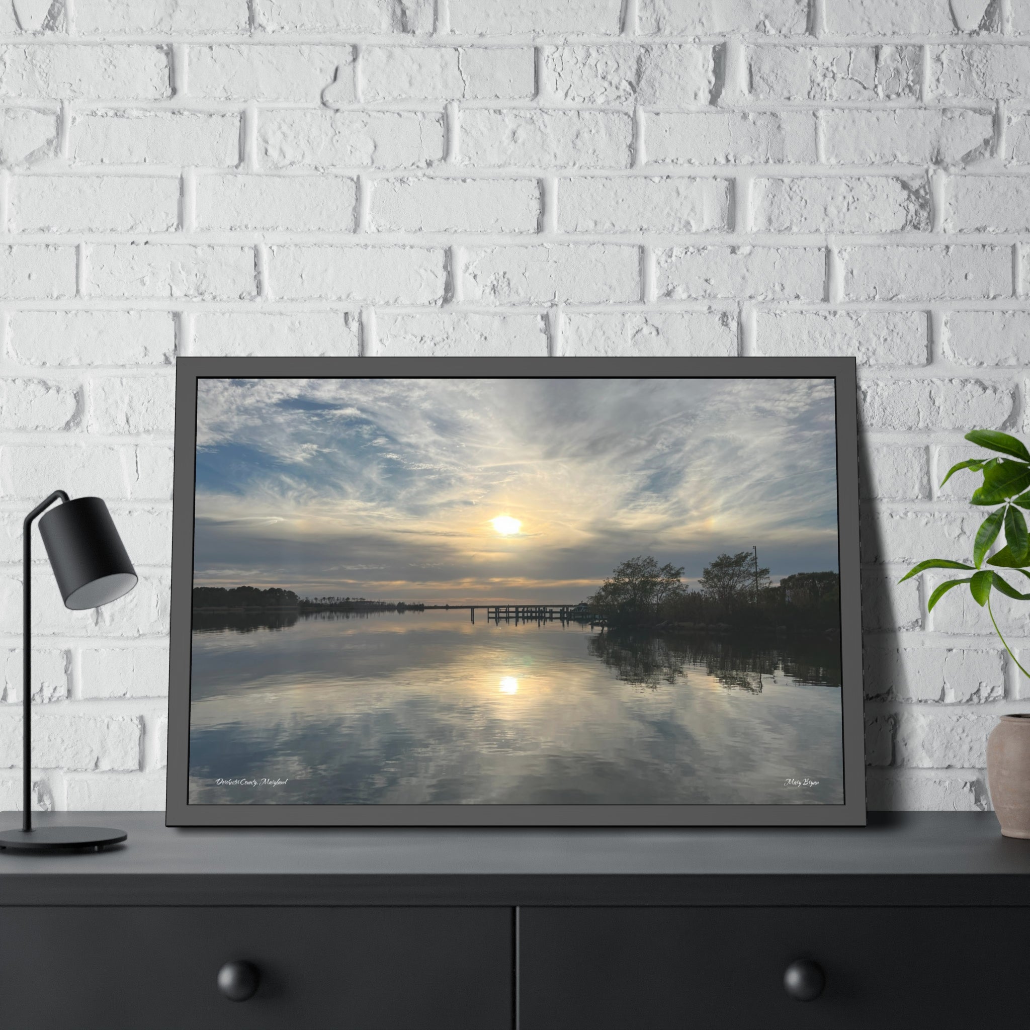 Serene Coastal Framed Photography, Perfect Gift for Nature Lovers and Coastal Landscapes, untouched photography by M Bryan