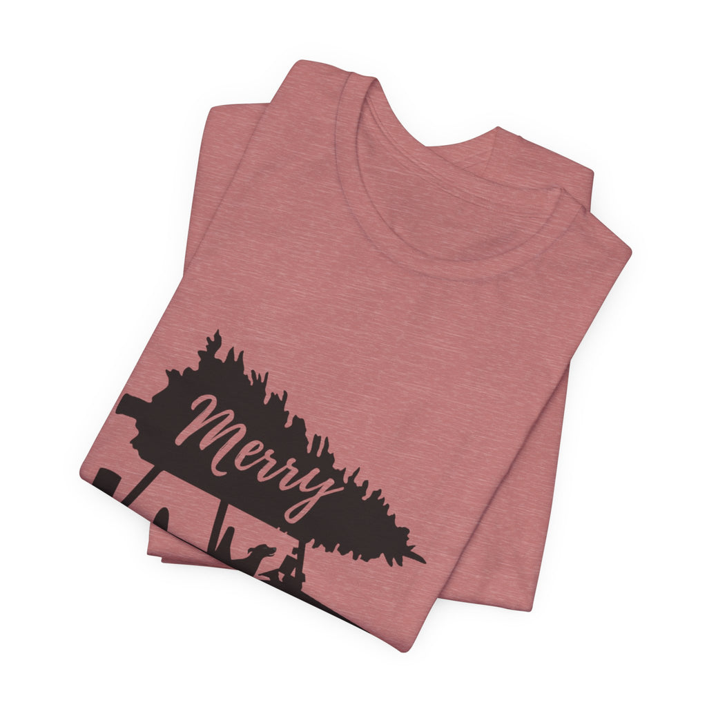 Merry Jeepmas Black Imprint Short Sleeve Tee