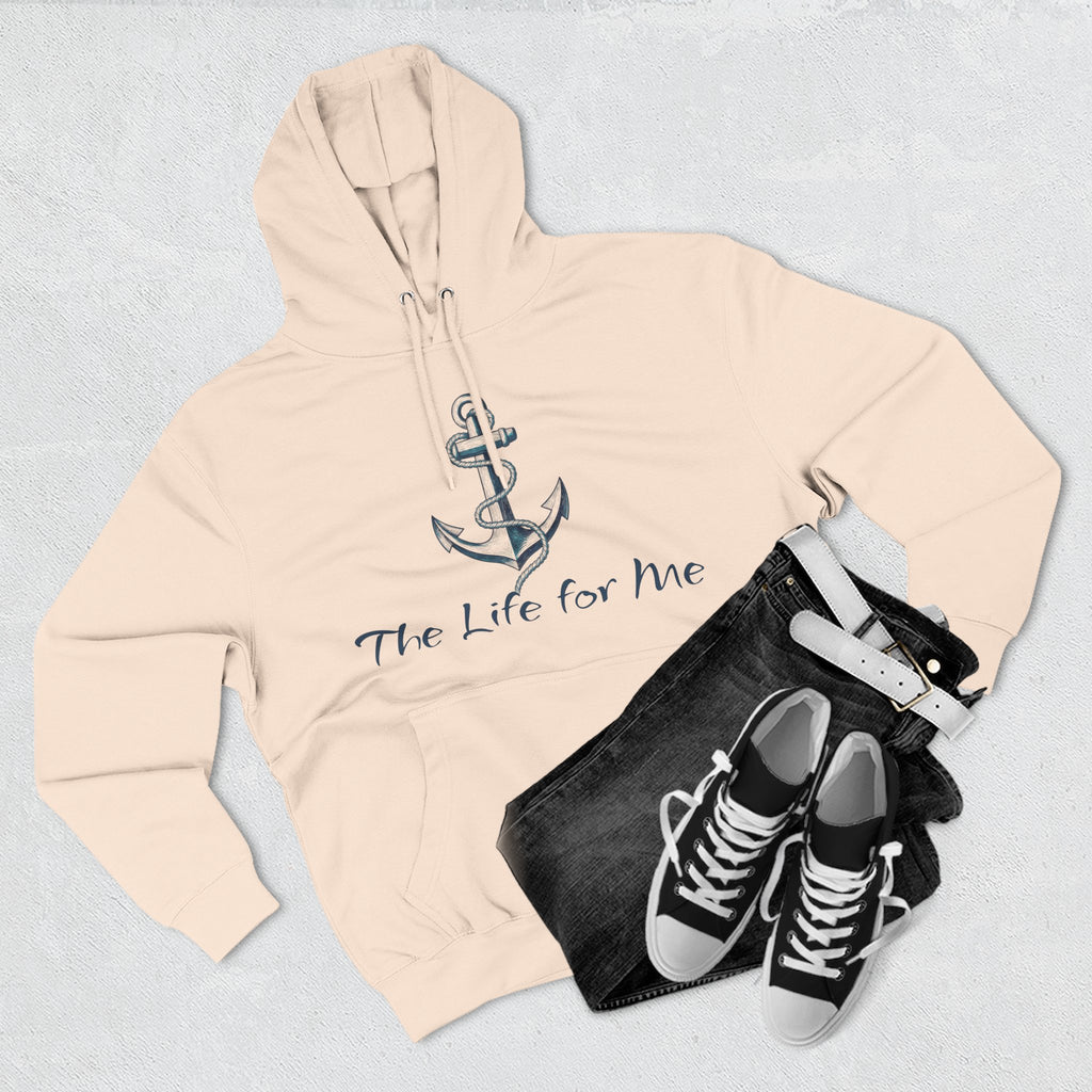 Anchor Graphic Hoodie — "The Life for Me" Nautical Pullover