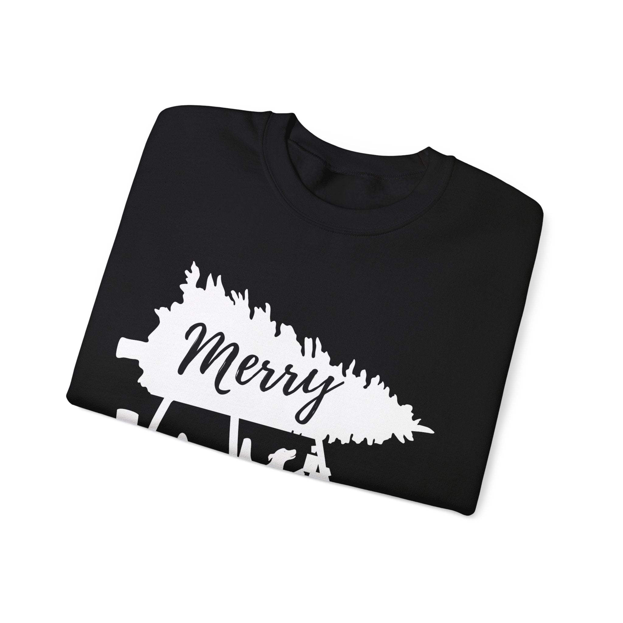 Merry Jeepmas Crewneck Sweatshirt - White Print