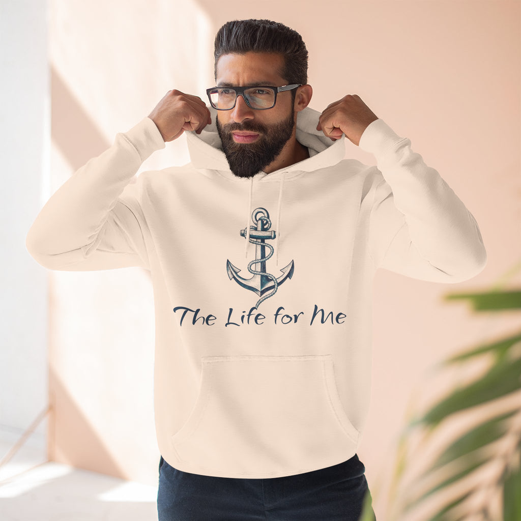 Anchor Graphic Hoodie — "The Life for Me" Nautical Pullover