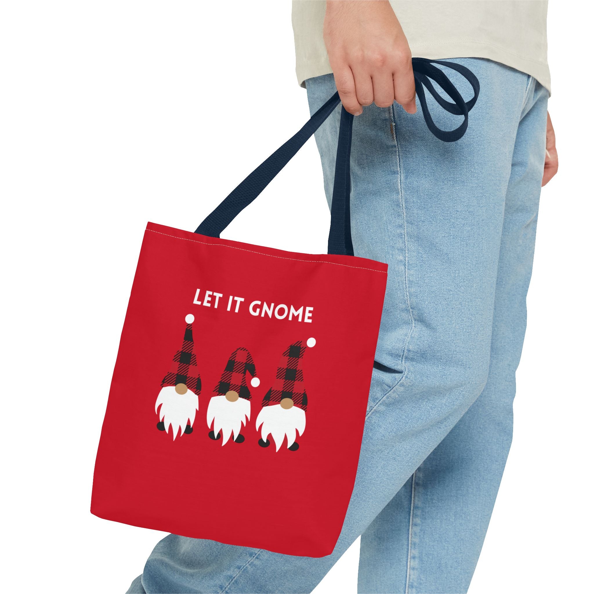 Let It Gnome Tote Bag - Quirky and Fun Carryall for Gnome Lovers